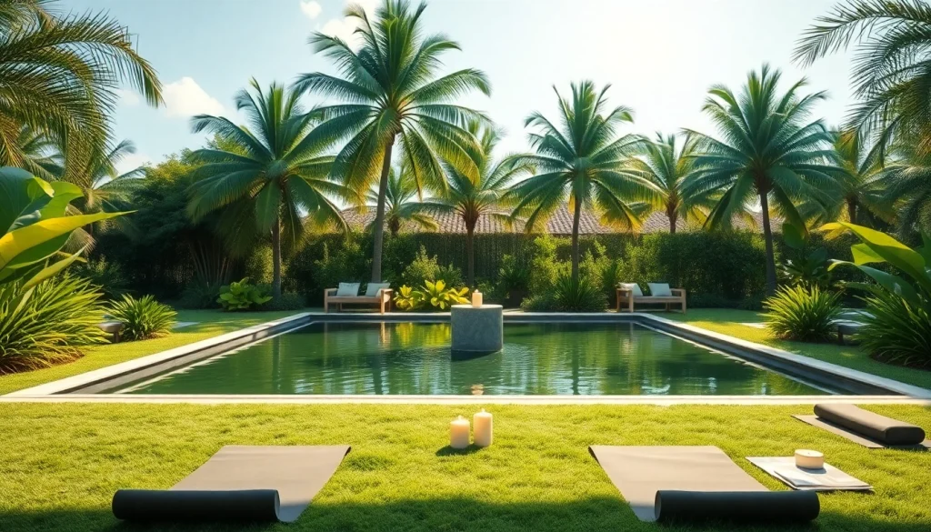 Experience a revitalizing wellness retreat in Florida with serene outdoor spaces.