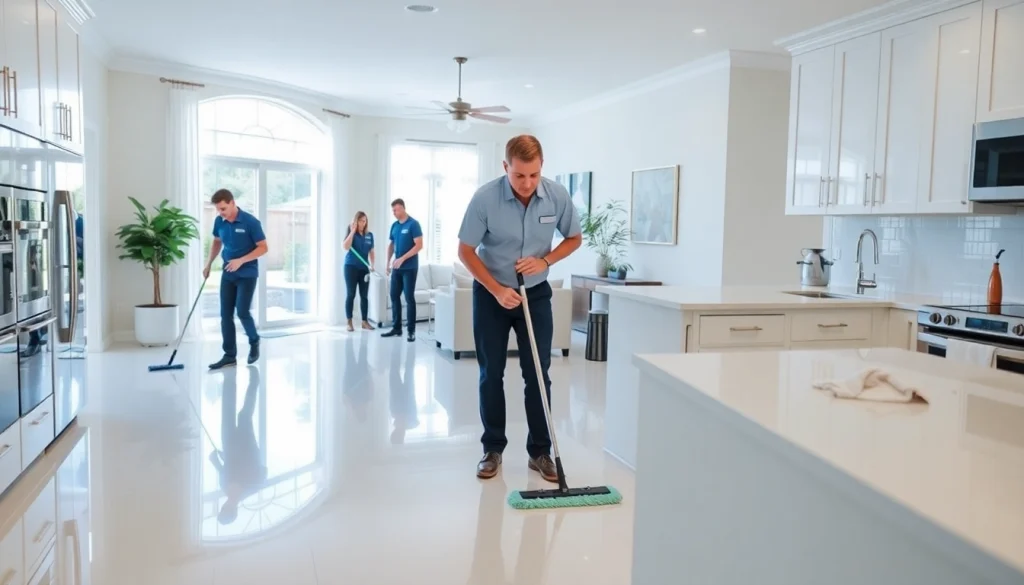 Professionals conducting Move Out Cleaning Camarillo service in a spotless kitchen.