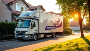 Umzugsfirma Erlangen transporting furniture carefully in a moving truck during a local move.