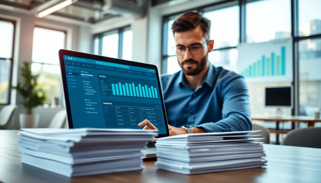 Learn how to automate accounts payable with Axolt by optimizing your invoicing workflow in a modern office.