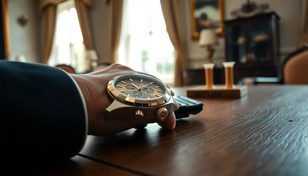 Sell luxury watch efficiently with expert evaluation in a refined setting.