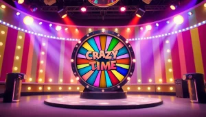 Analyze rtp crazy time during a captivating live game show with a dynamic wheel and interactive atmosphere.