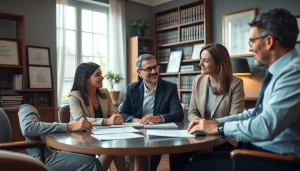 Engaging family lawyers adelaide providing personalized legal consultation in a professional office.