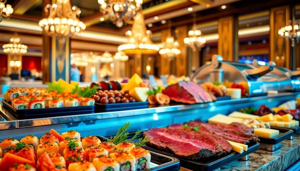 Indulge in a luxurious variety of dishes at the best Buffets in Vegas.