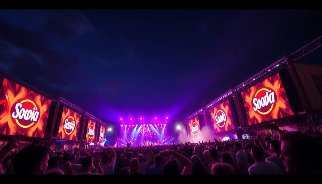 Experience the excitement of 汽水音乐官网 at a vibrant music festival with energizing performances.