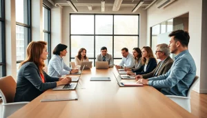Elevate your business coaching service through dynamic discussions in a professional setting.