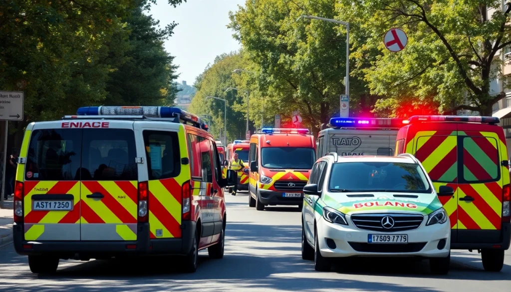 Düzce'de trafik kazasında pat pat ve kamyon çarpıştı, acil durum ekipleri olay yerinde müdahale ediyor.