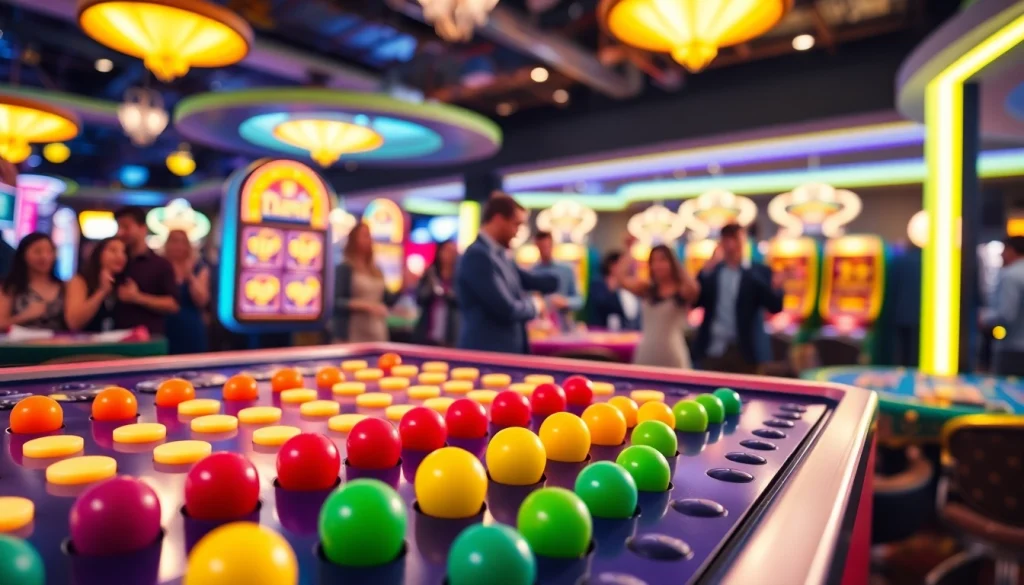 Serunya bermain situs plinko dengan bola berwarna dan papan peg yang berkilau