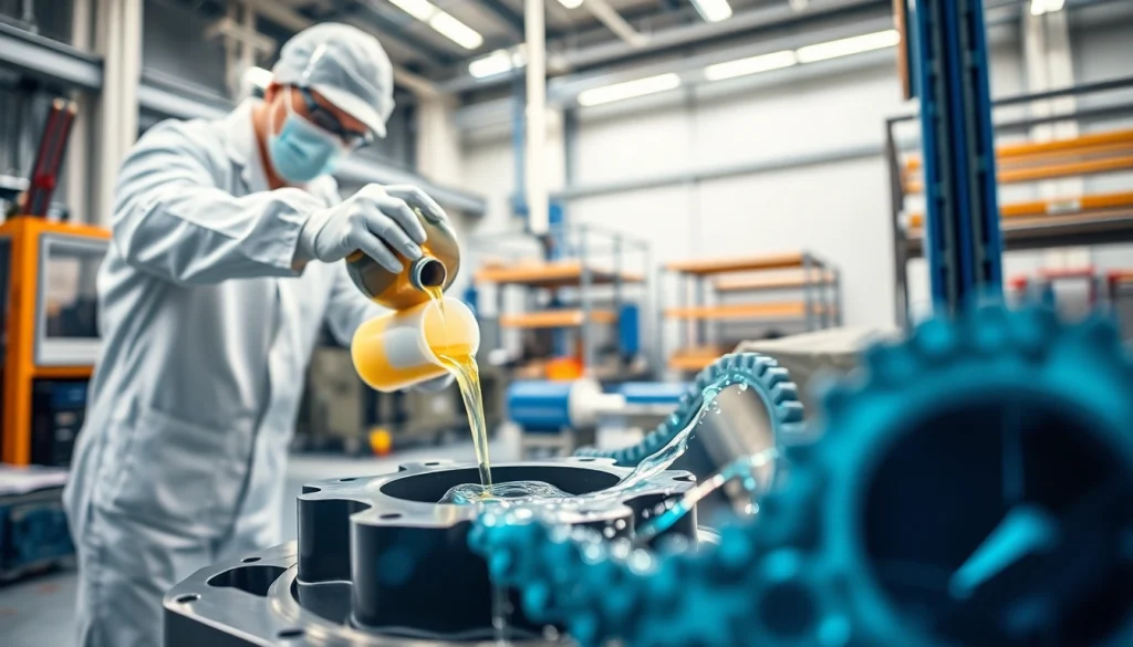 Pouring infusion resins into a mold, showcasing low-viscosity epoxy for composite manufacturing.