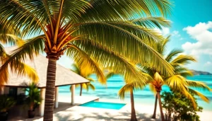 View of a beachfront villa in Belize showcasing the keyword Buy Real Estate Belize for tropical living.