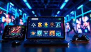Menampilkan situs gaming online https://batman138ss.com dengan desain modern dan ikon permainan menarik.