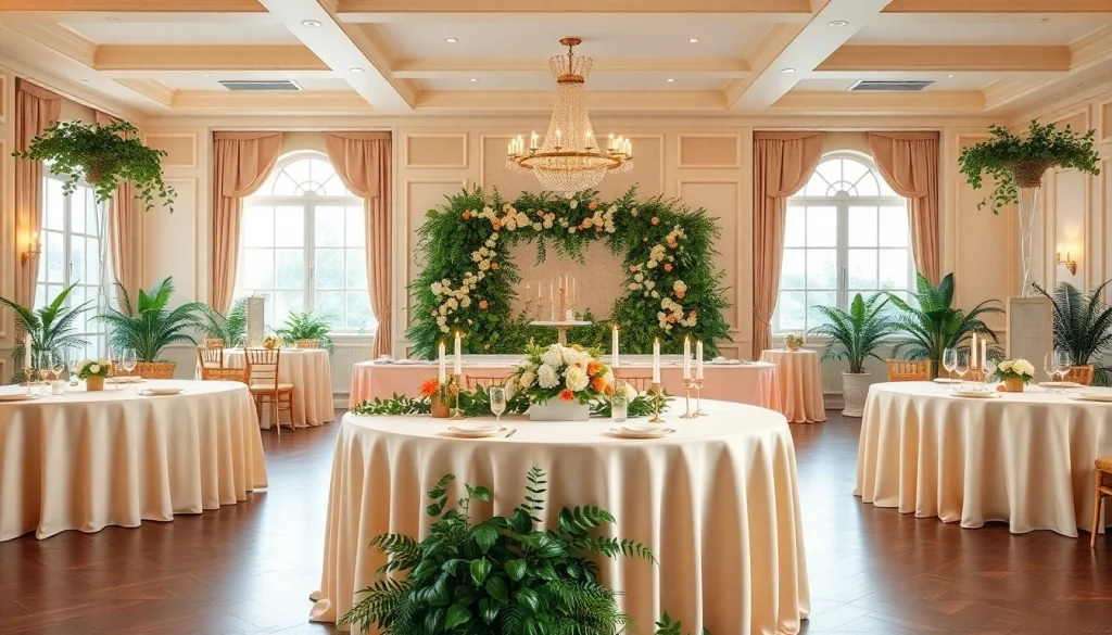 Event space at le lieu showcasing elegant decorations and inviting ambiance for gatherings.