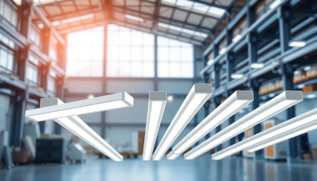Showcasing LED Batten Light Manufacturer's energy-efficient lighting solutions in a modern workspace.