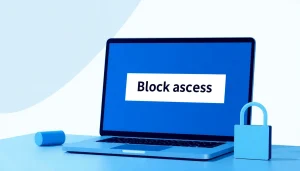 Inatogel users encountering a security block on their access screen, illustrating web safety measures.