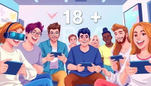 Experience thrilling game sex action with engaging adult gamers in a vibrant setup.