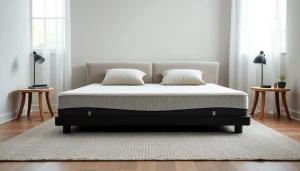 Materassi ergonomici progettati per un comfort ottimale con una superficie e tessuti traspiranti e morbidi.